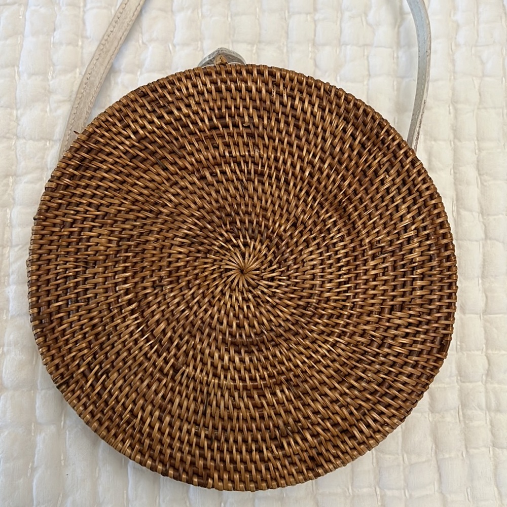 Round Seagrass bag Bali - Picture 3 of 5